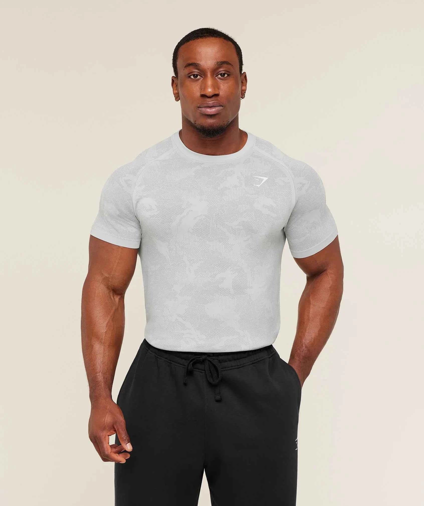 GYMSHARK-Geo Seamless T-Shirt