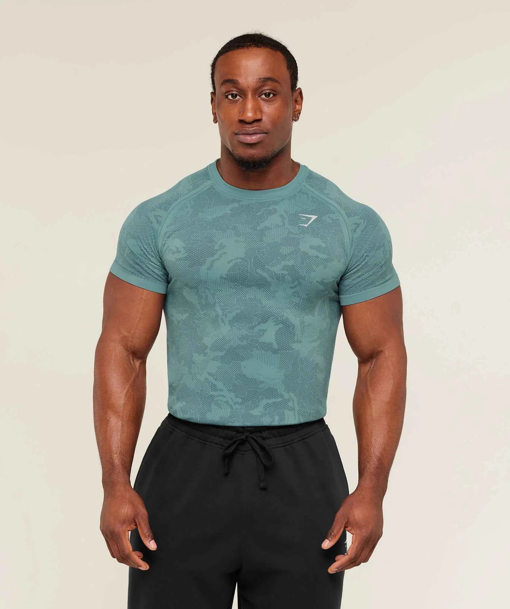 GYMSHARK-Geo Seamless T-Shirt