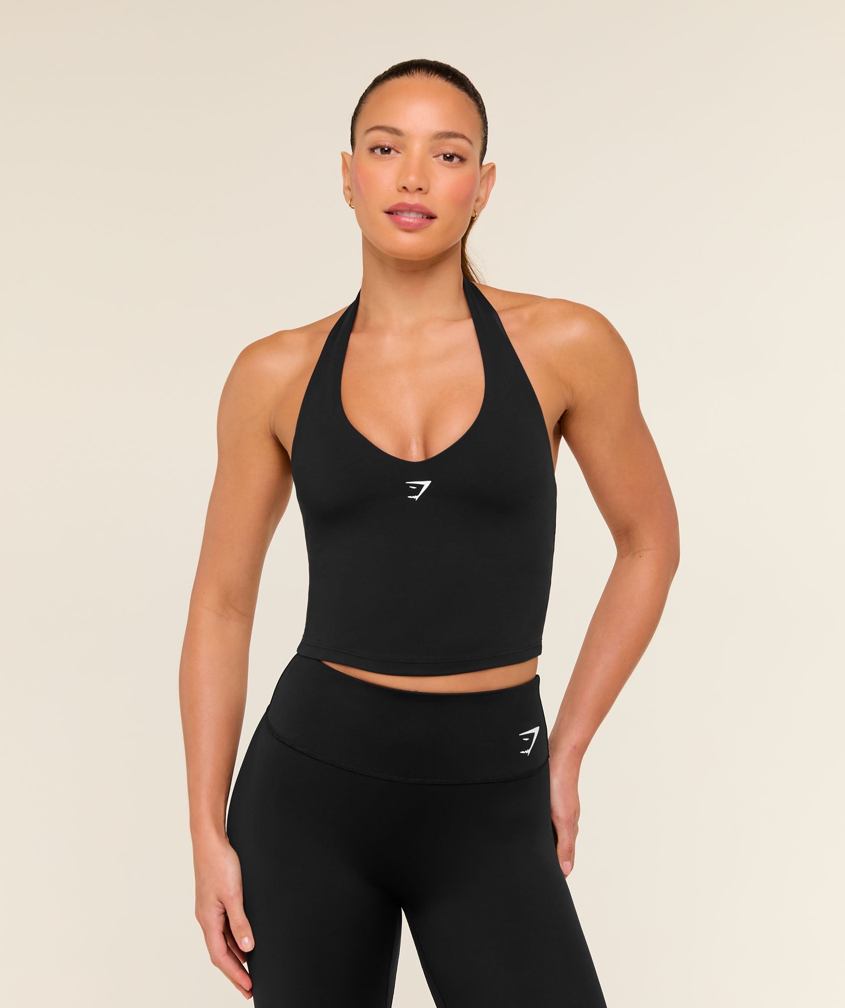 GYMSHARK - Halter Neck Cami with Shelf