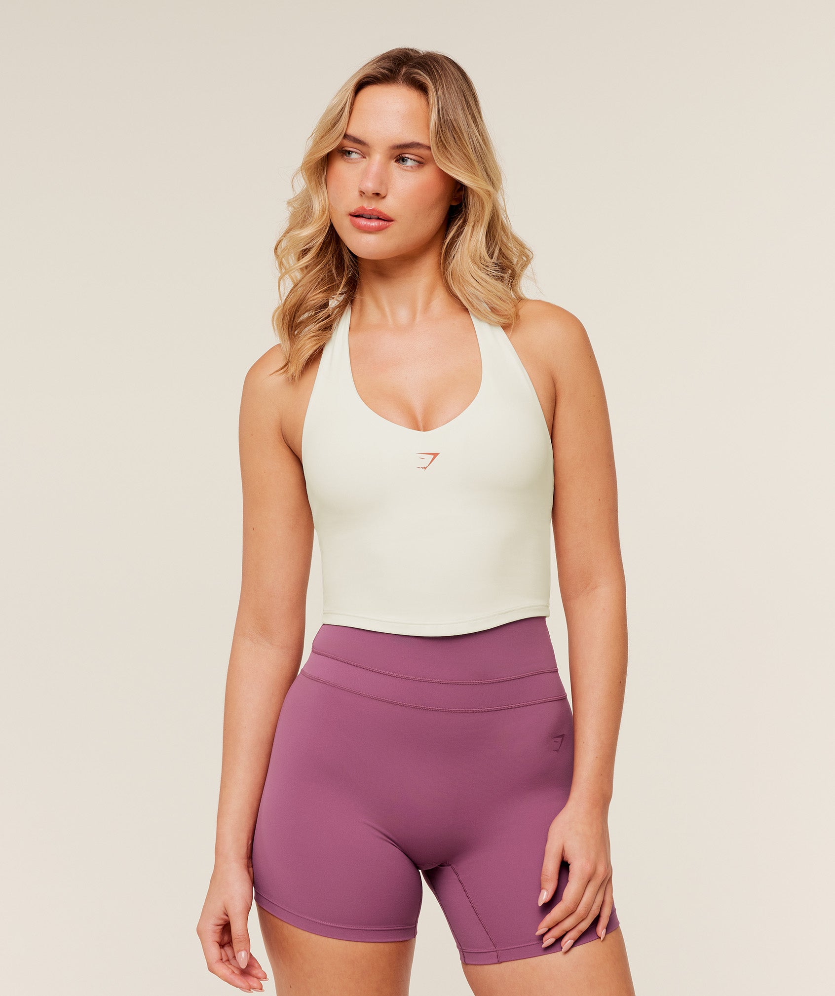GYMSHARK - Halter Neck Cami with Shelf