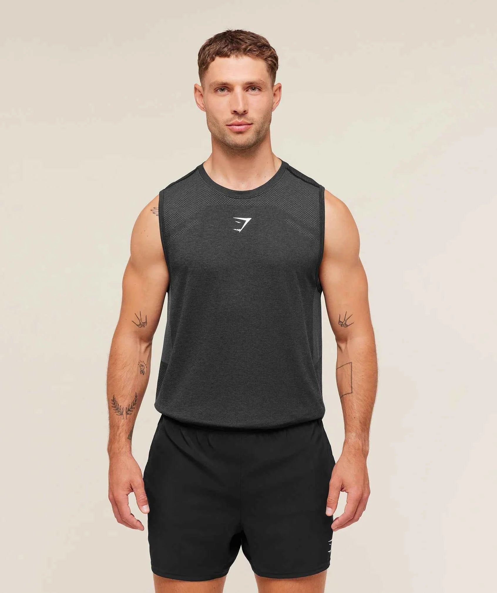 GYMSHARK-Lightweight Seamless Tank