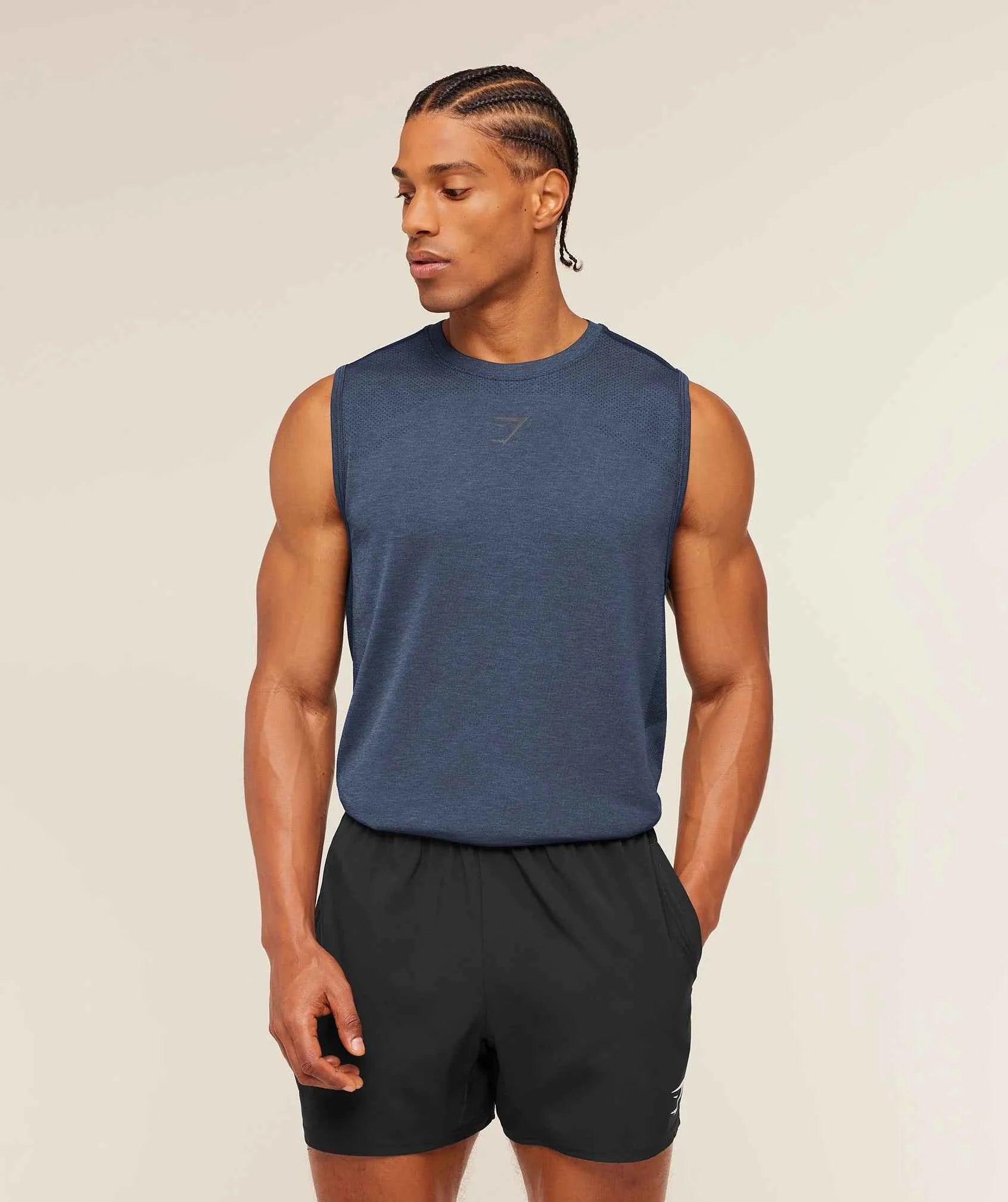 GYMSHARK-Lightweight Seamless Tank