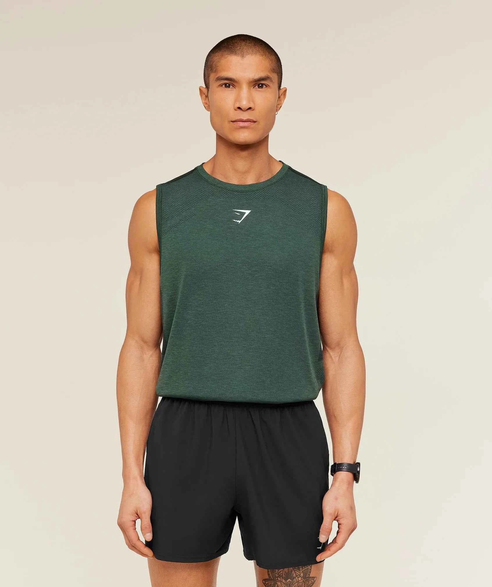 GYMSHARK-Lightweight Seamless Tank