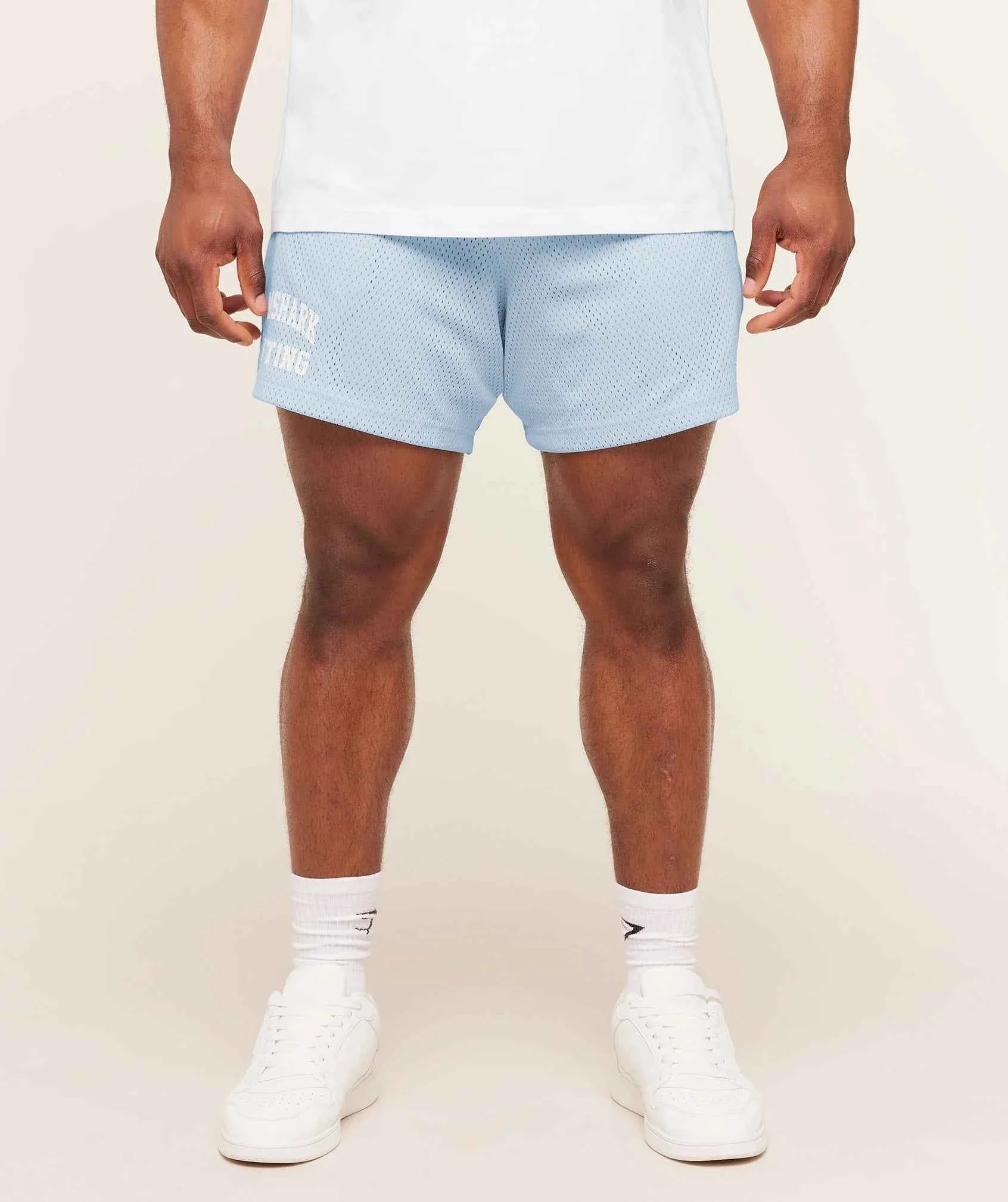 GYMSHARK-Lifting Mesh 5" Shorts