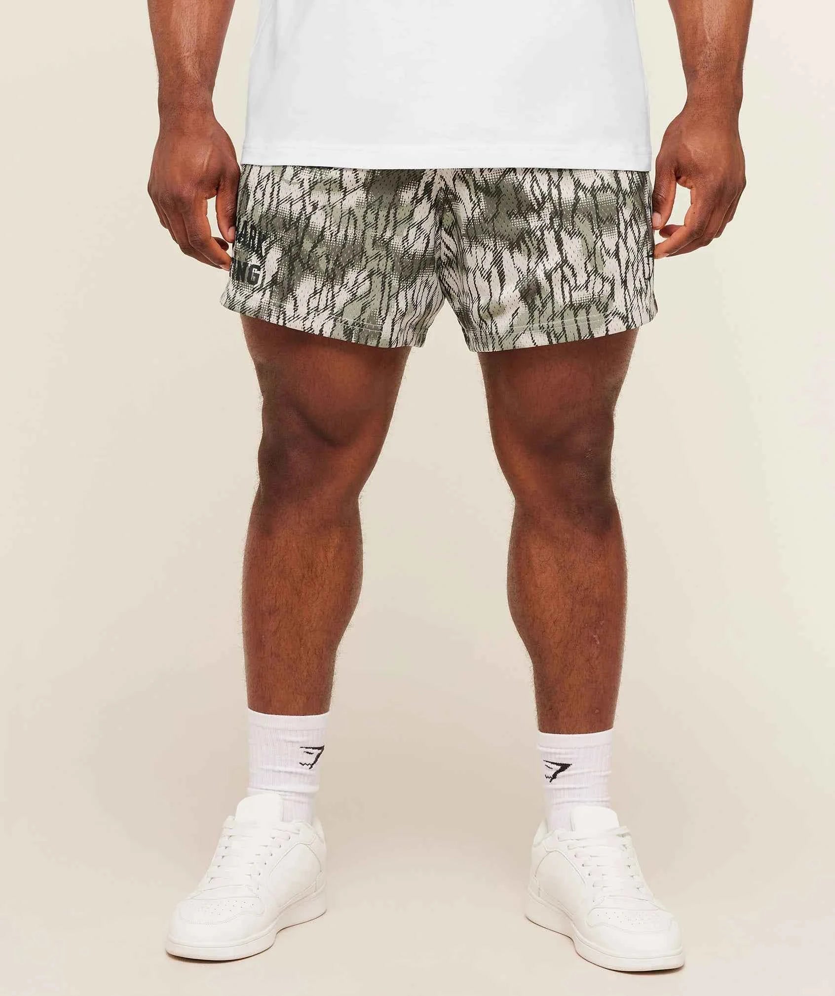 GYMSHARK-Lifting Mesh 5" Shorts