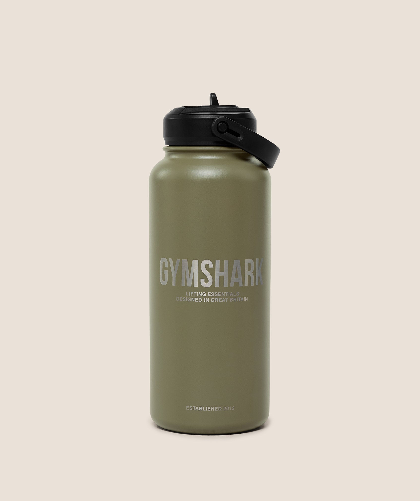 GYMSHARK - Metal Insulated Straw Bottle 1L