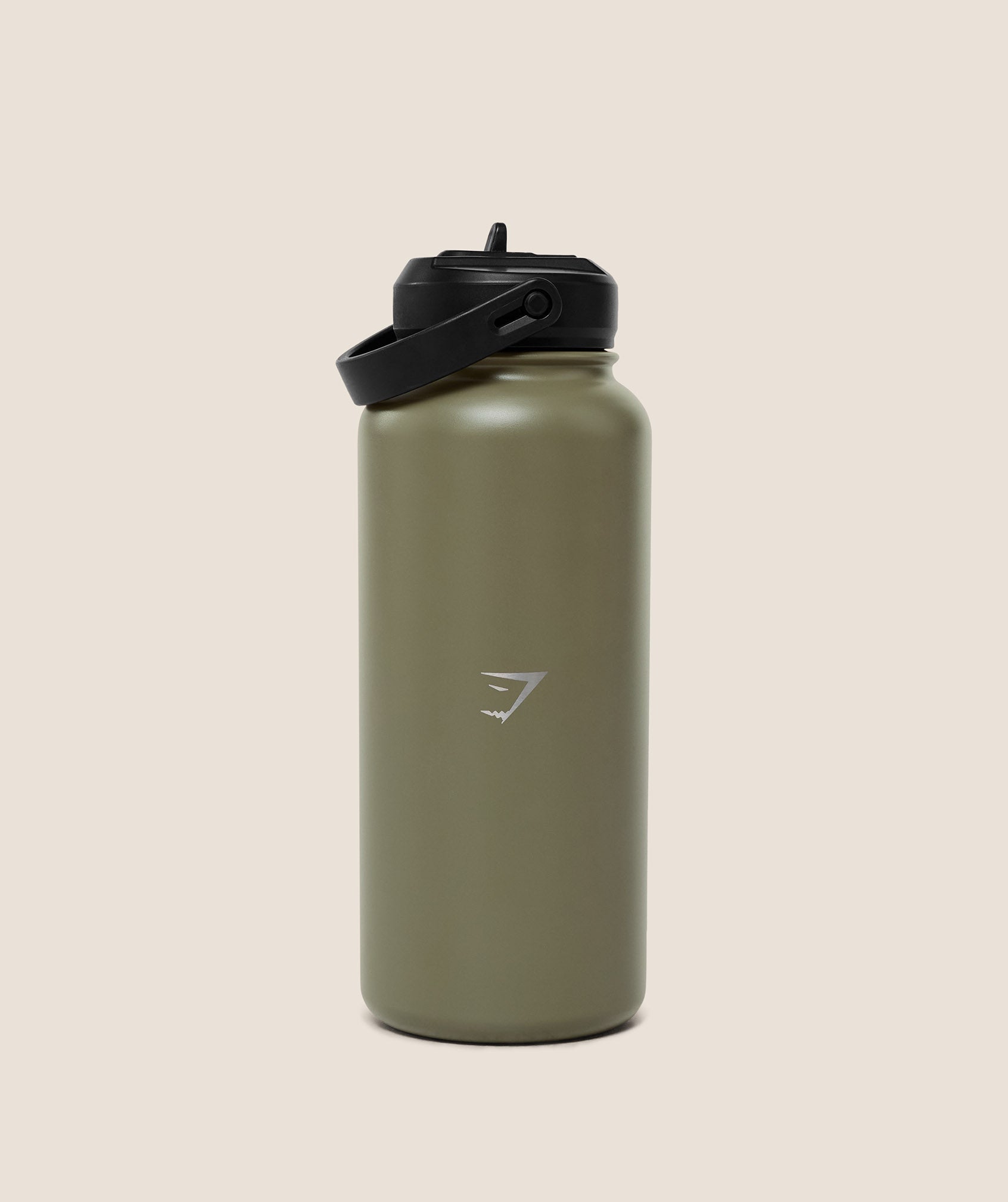 GYMSHARK - Metal Insulated Straw Bottle 1L