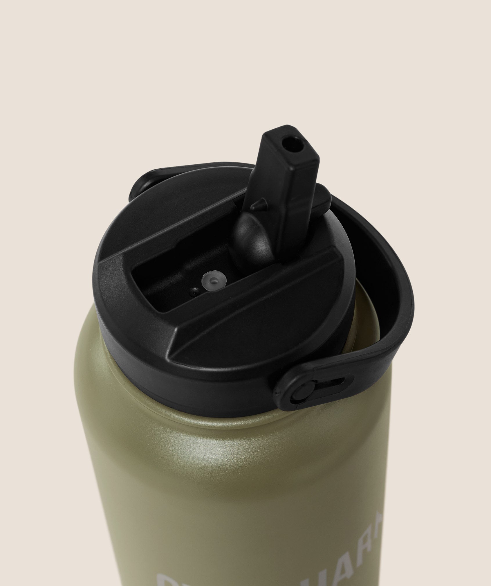 GYMSHARK - Metal Insulated Straw Bottle 1L