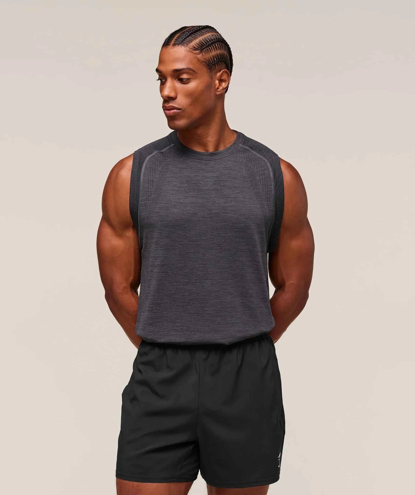 GYMSHARK-Versatile Seamless Tank