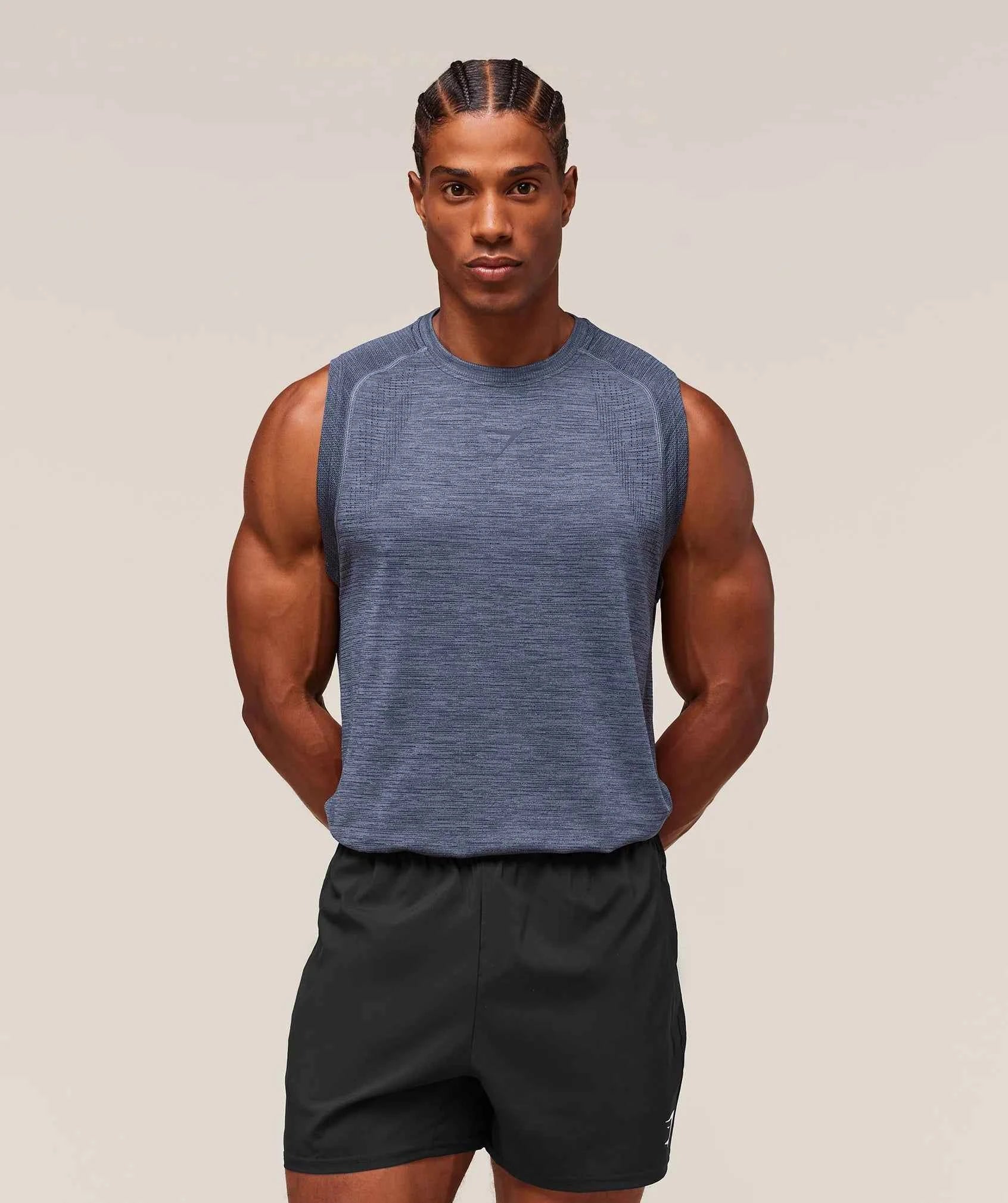 GYMSHARK-Versatile Seamless Tank