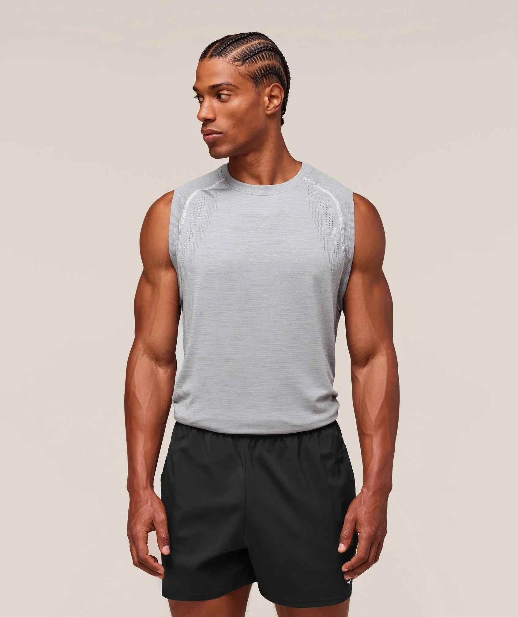 GYMSHARK-Versatile Seamless Tank