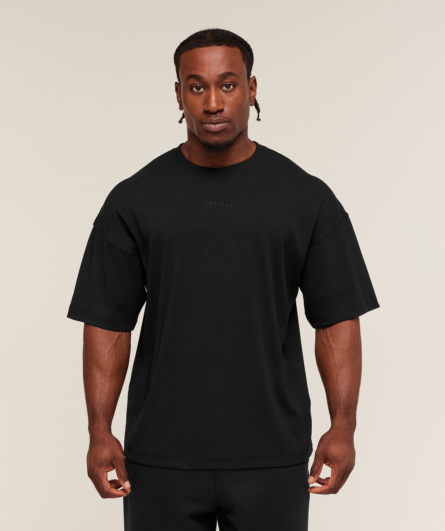GYMSHARK - Oversized Premium Ribbed T-Shirt