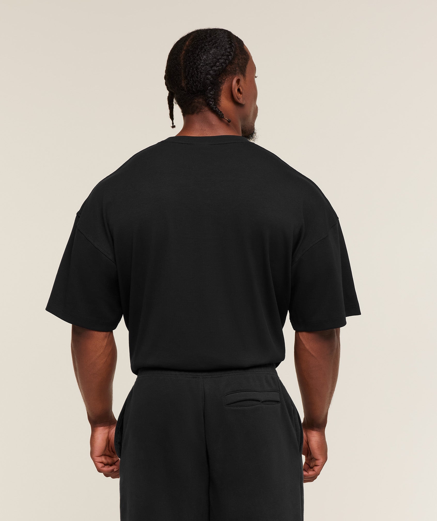 GYMSHARK - Oversized Premium Ribbed T-Shirt