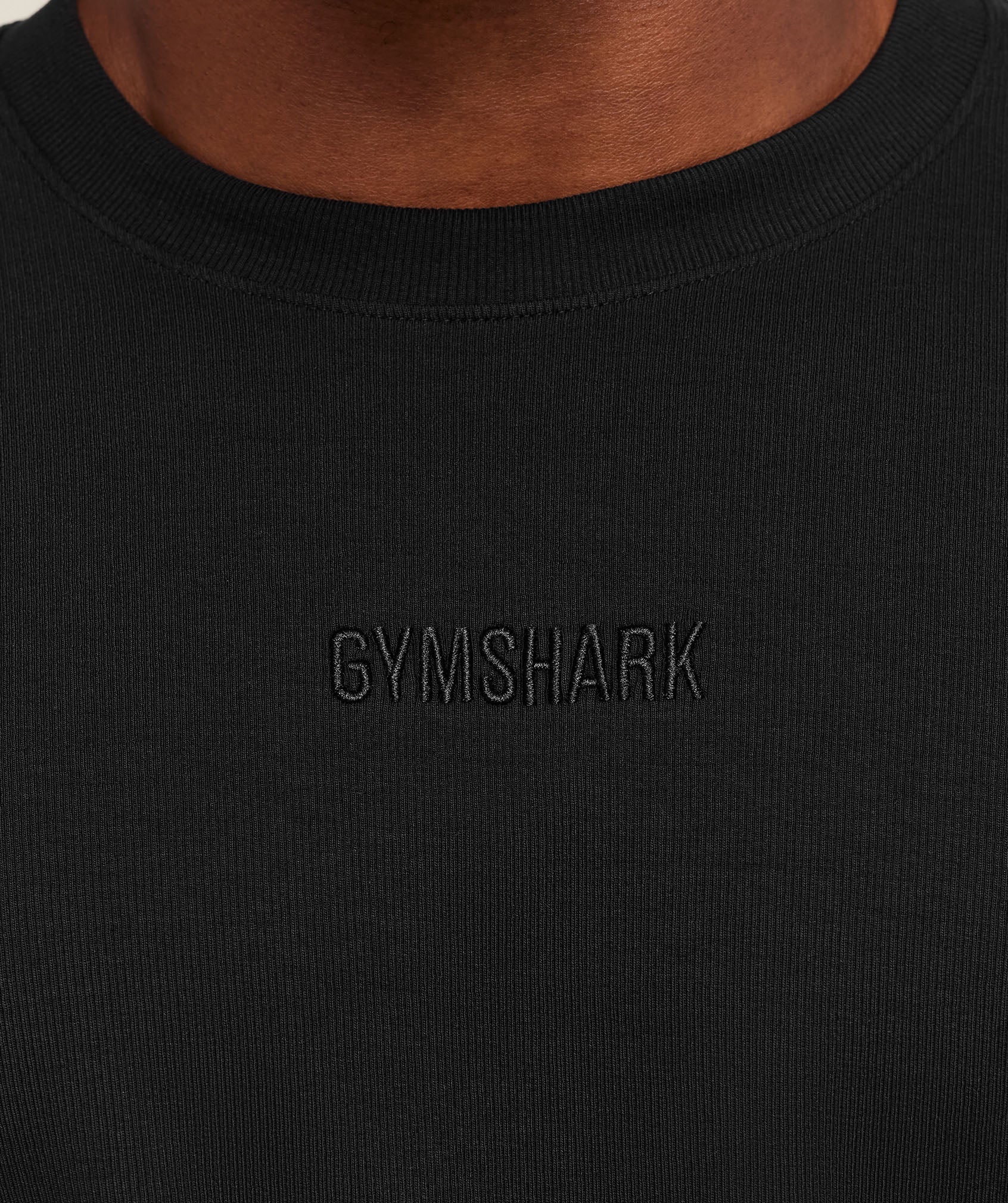 GYMSHARK - Oversized Premium Ribbed T-Shirt