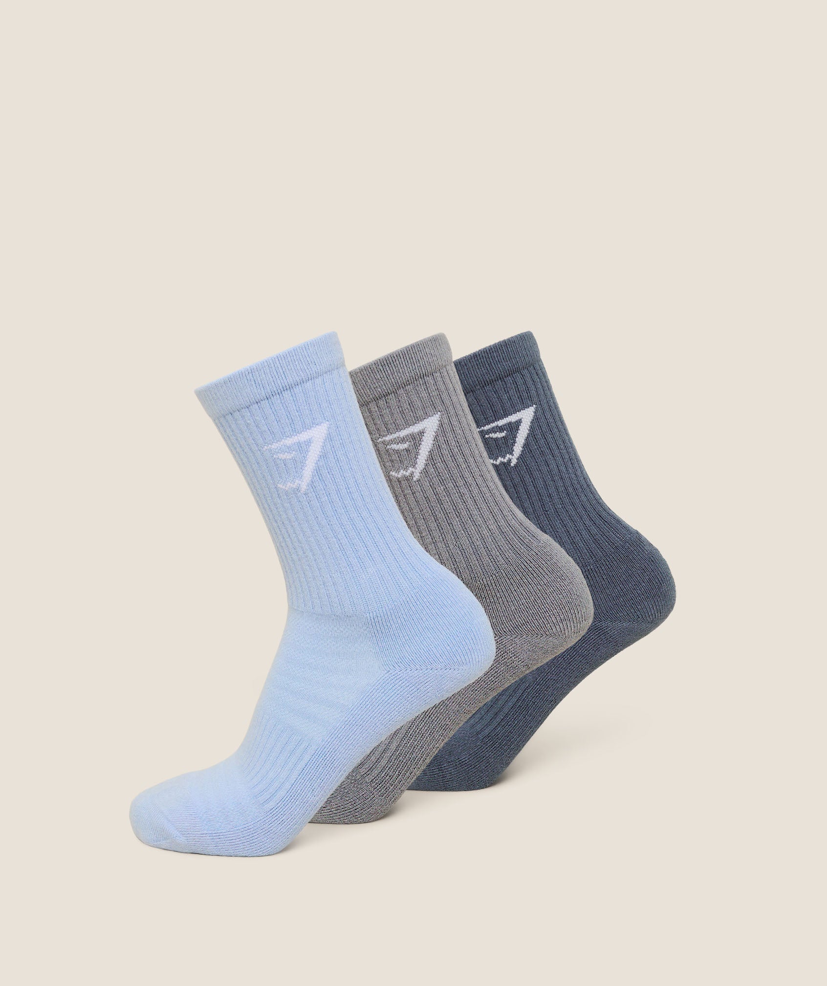 GYMSHARK - Crew Socks 3pk