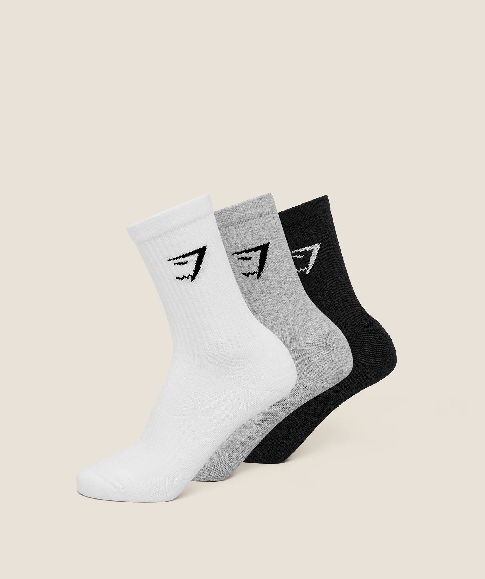 GYMSHARK - Crew Socks 3pk