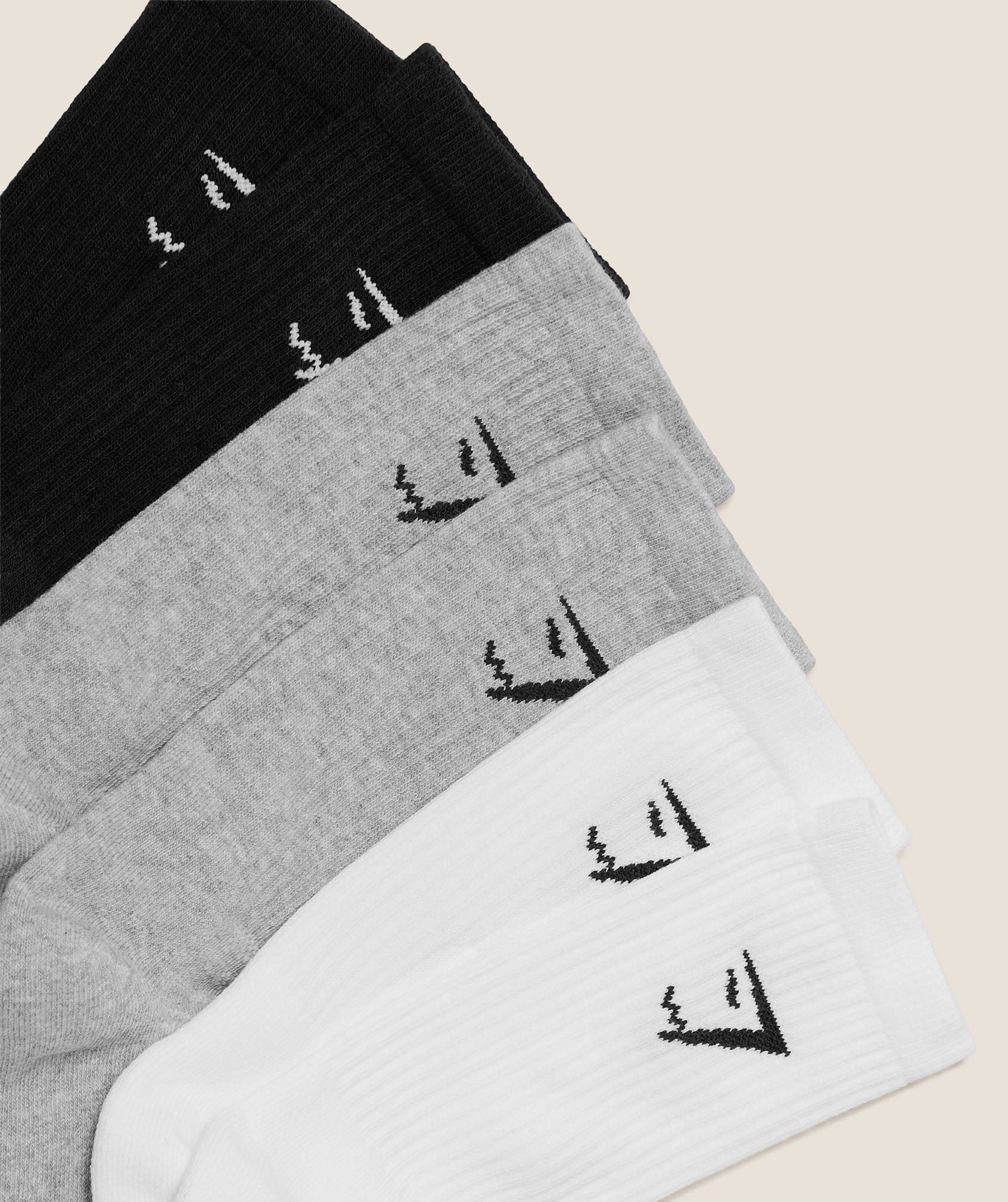 GYMSHARK - Crew Socks 6pk