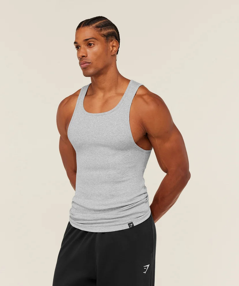 GYMSHARK - Ribbed Tank 1PK