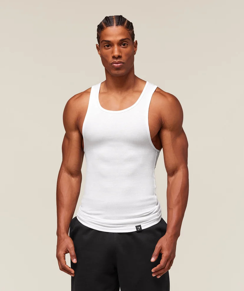 GYMSHARK - Ribbed Tank 1PK