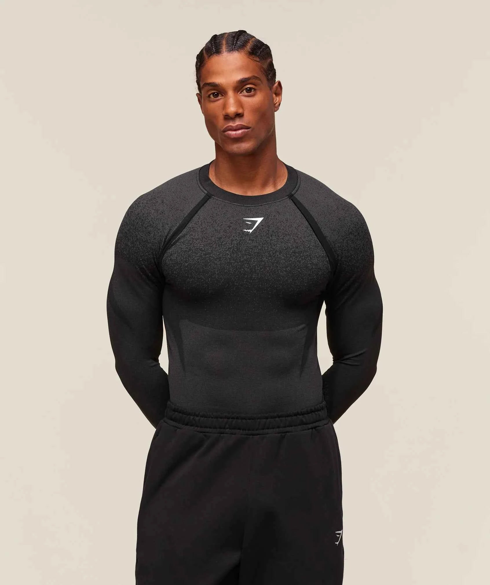 GYMSHARK - Shadow Seamless Long Sleeve T-Shirt