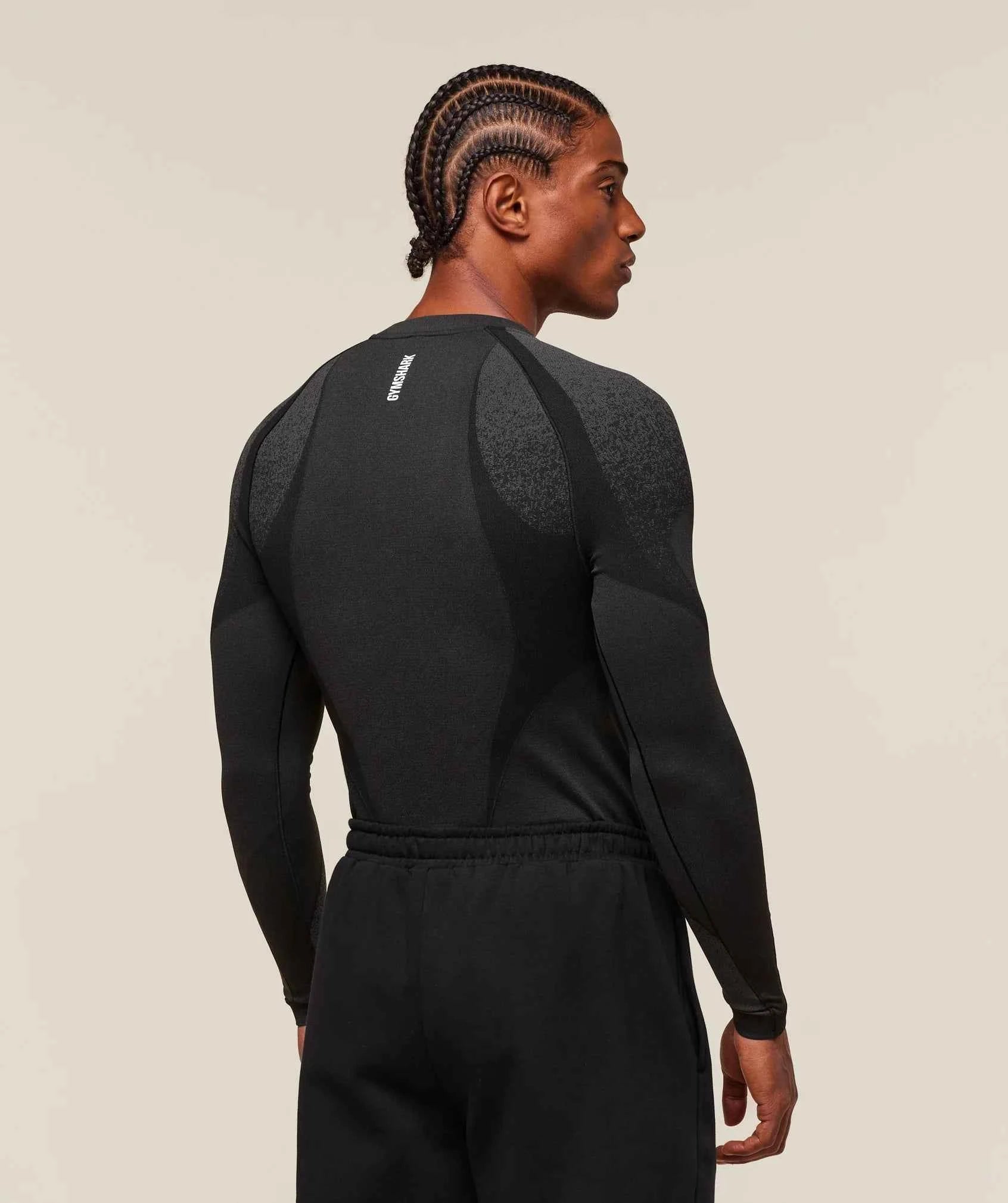 GYMSHARK - Shadow Seamless Long Sleeve T-Shirt