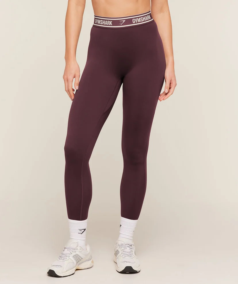 GYMSHARK - Waistband Logo Leggings