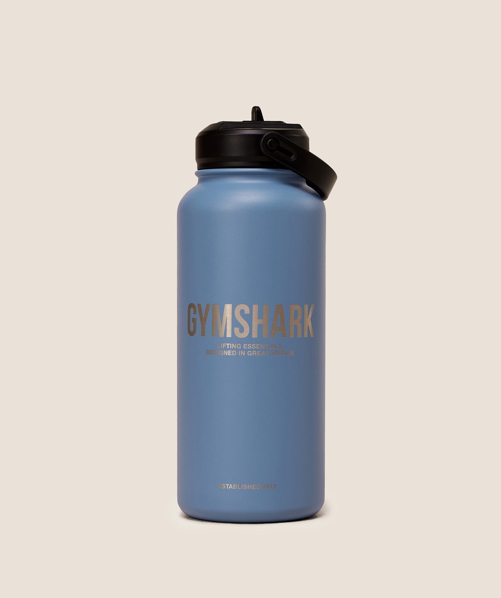 GYMSHARK - Metal Insulated Straw Bottle 1L