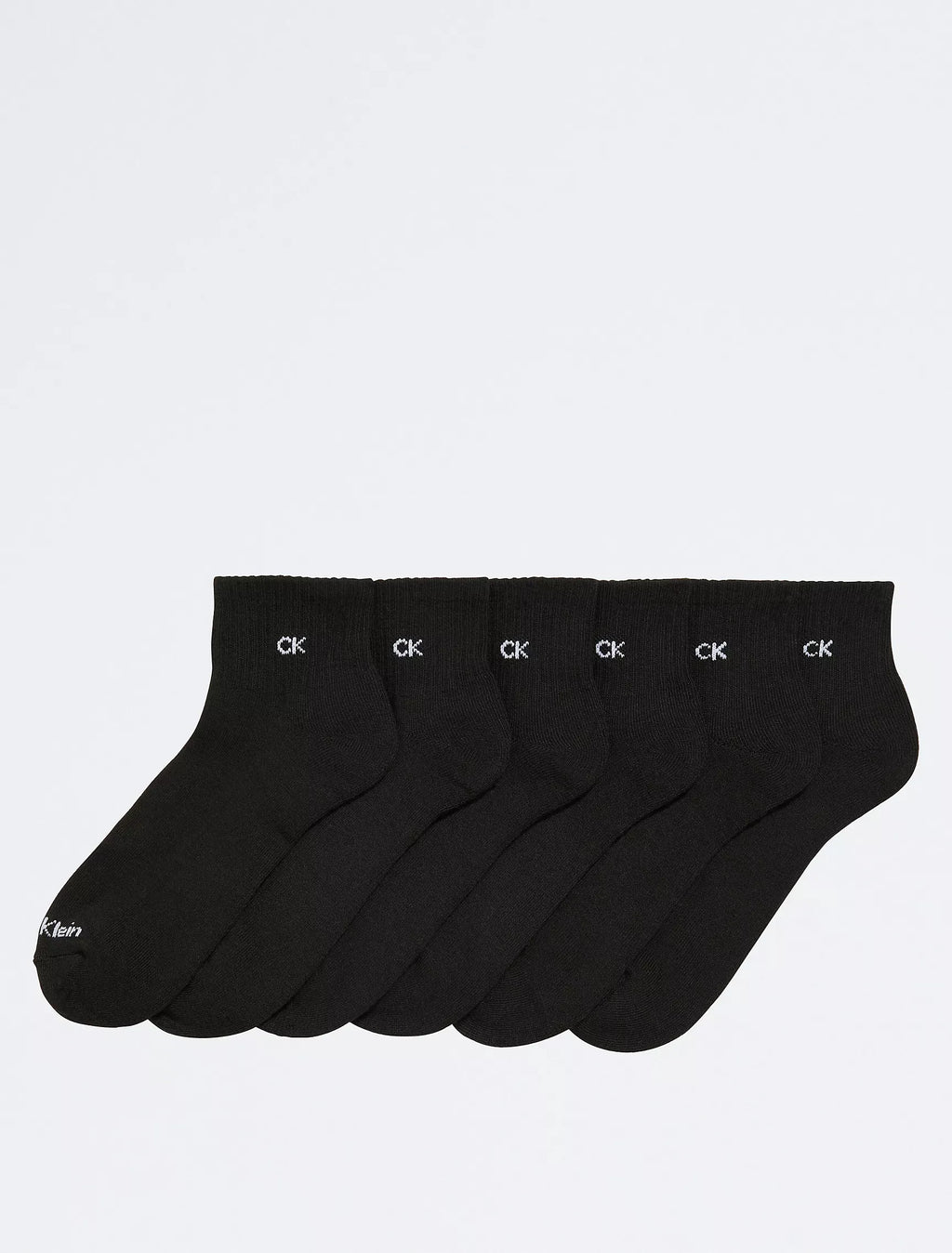Calvin Klein - Basic Cushion Quarter 6-Pack Socks