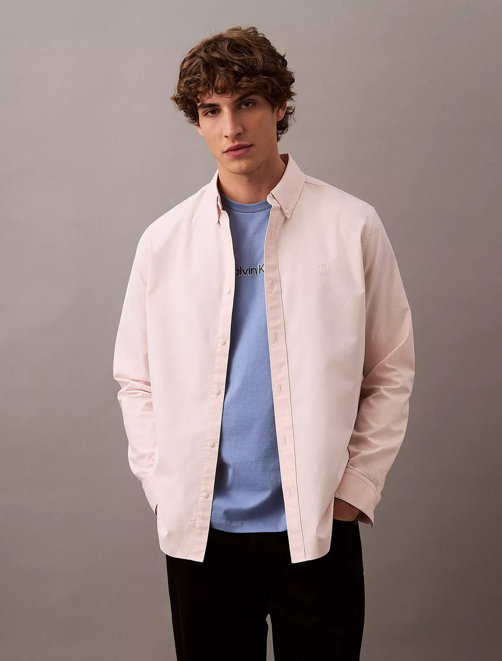 Calvin Klein - Solid Oxford Classic Button-Down Shirt