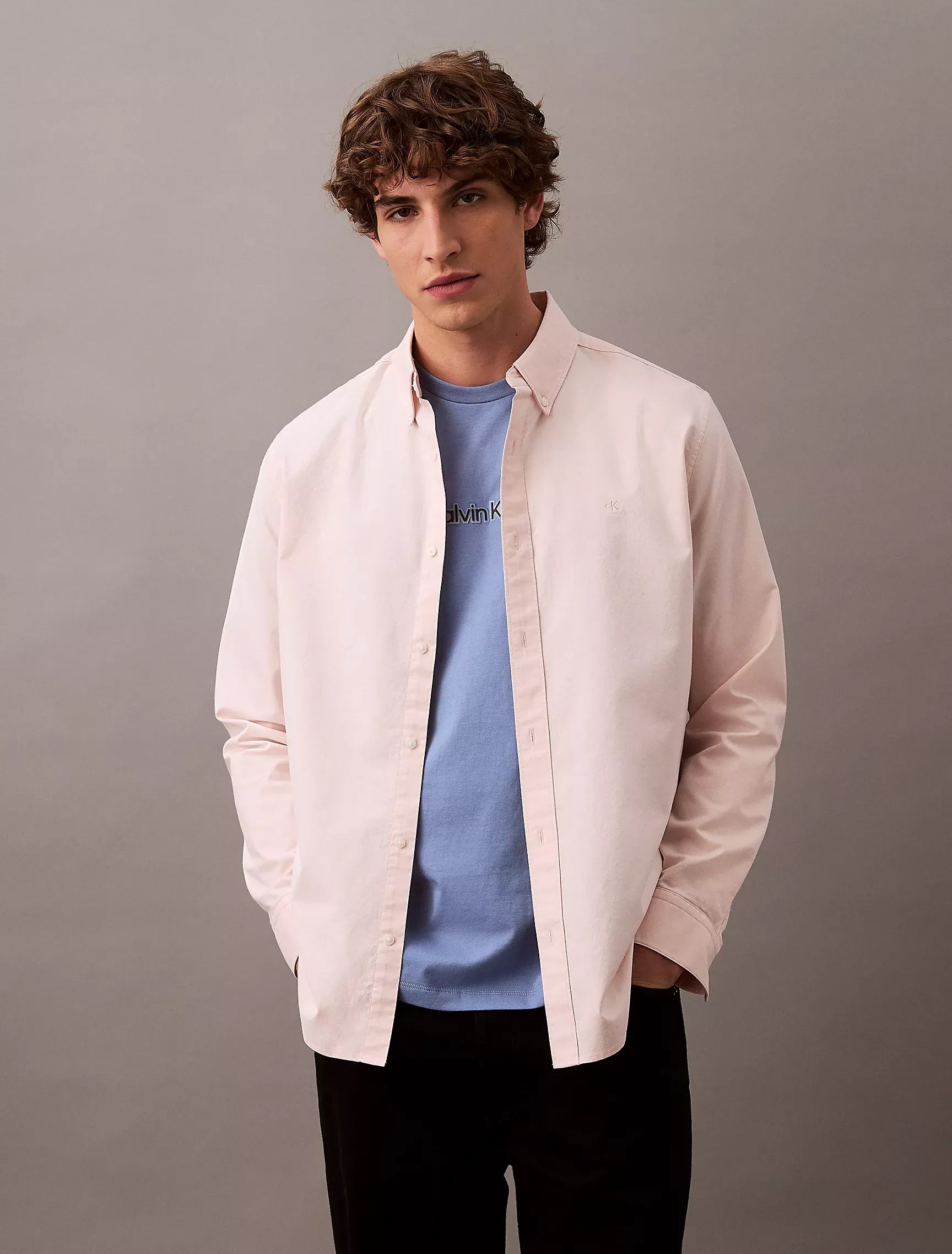 Calvin Klein - Solid Oxford Classic Button-Down Shirt