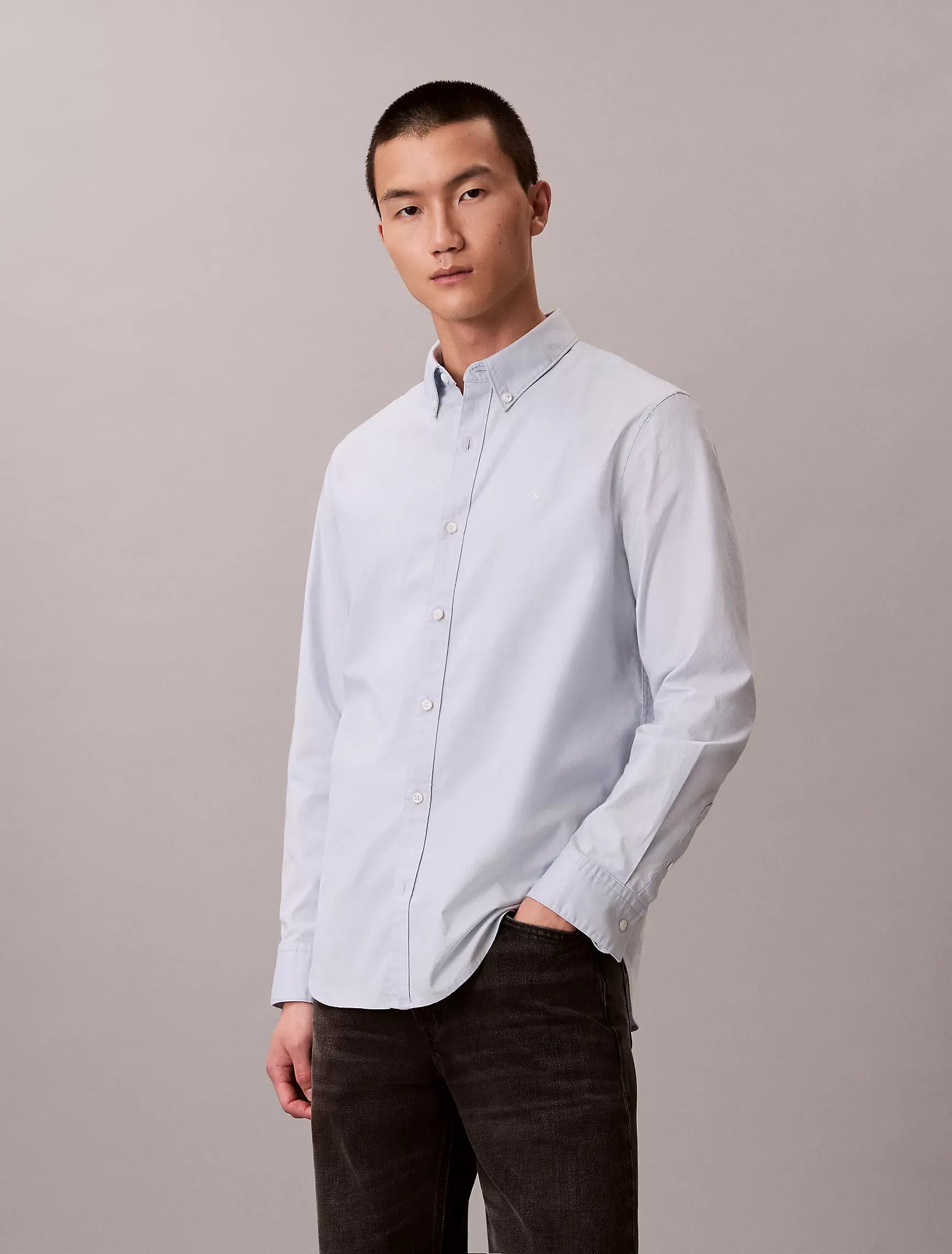 Calvin Klein - Solid Oxford Classic Button-Down Shirt