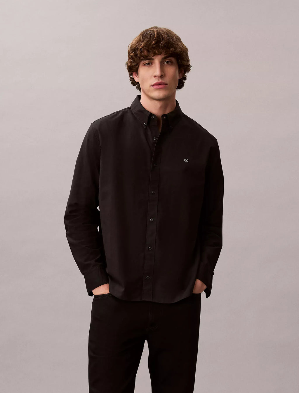 Calvin Klein - Solid Oxford Classic Button-Down Shirt