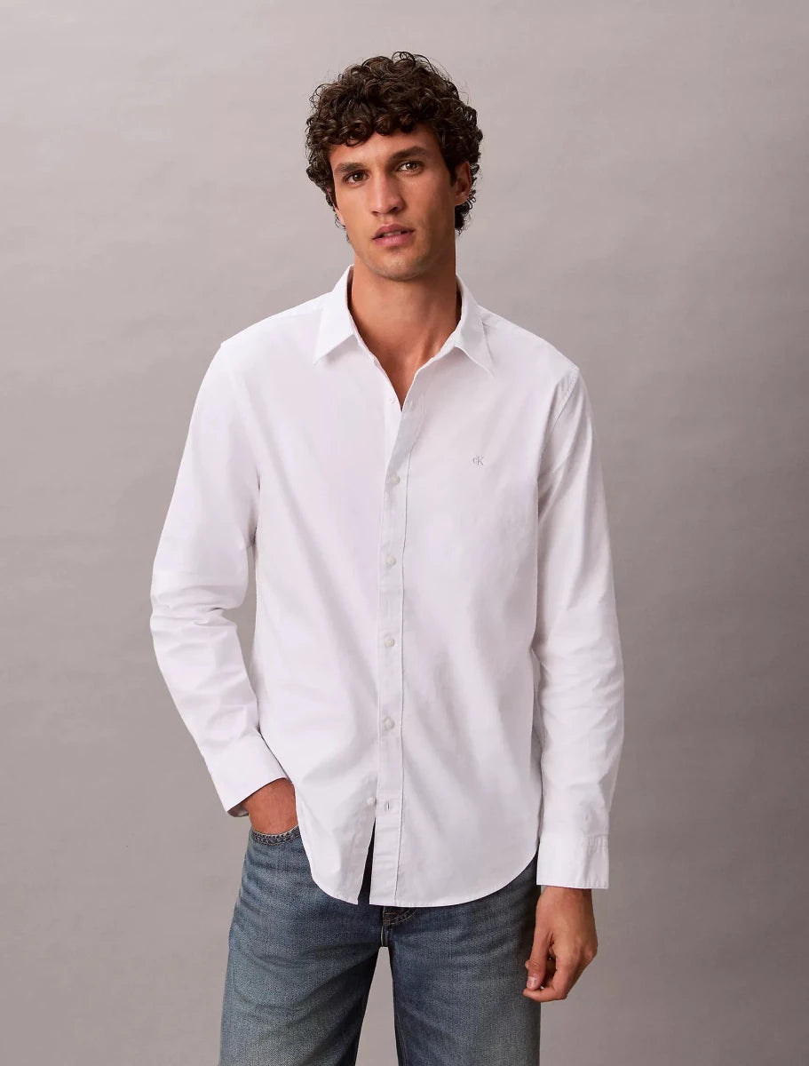 Calvin Klein - Solid Oxford Classic Button - Down Shirt - Brandatak Store