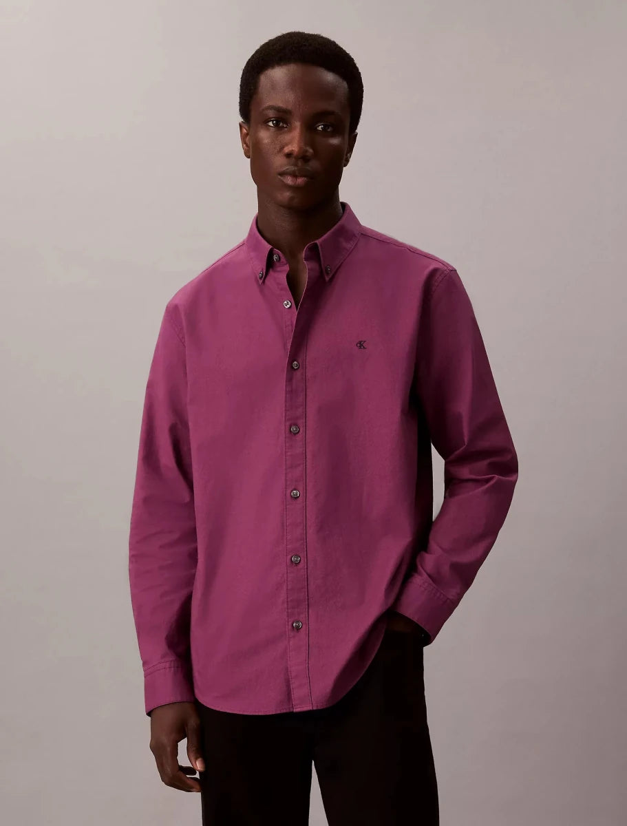 Calvin Klein - Solid Oxford Classic Button - Down Shirt - Brandatak Store