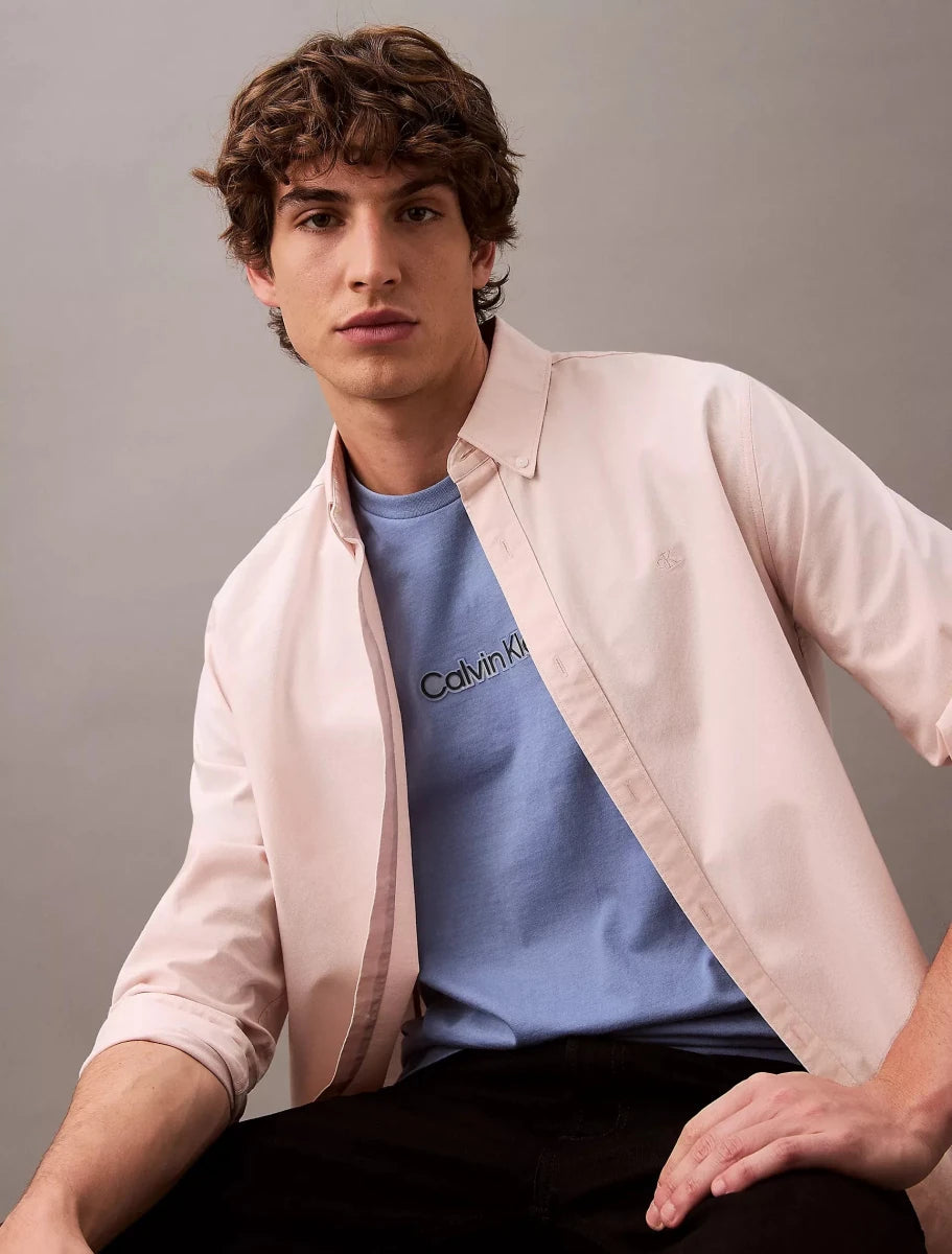 Calvin Klein - Solid Oxford Classic Button - Down Shirt - Brandatak Store