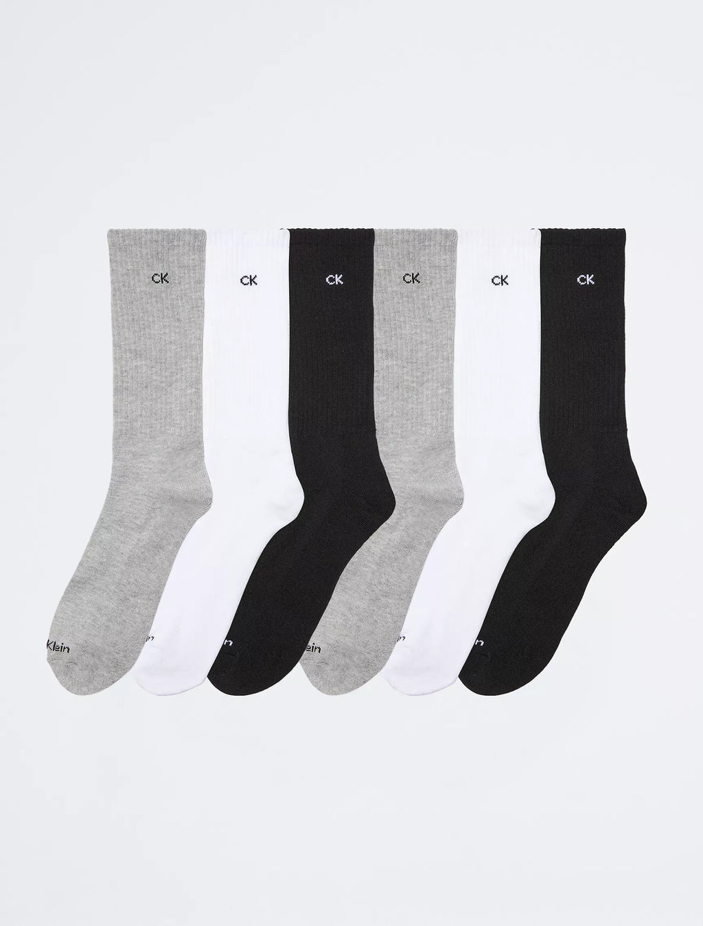 Calvin Klein - Cushion 6-Pack Crew Socks