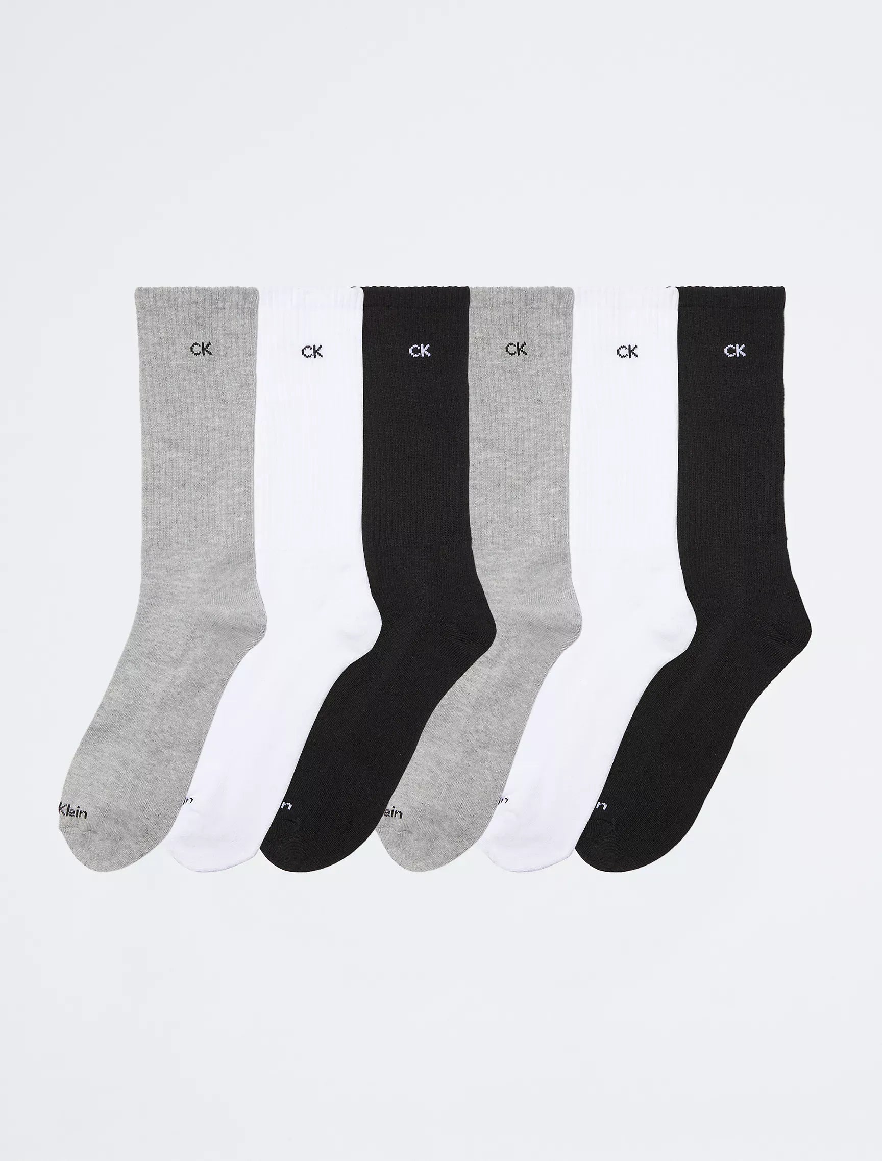 Calvin Klein - Cushion 6-Pack Crew Socks