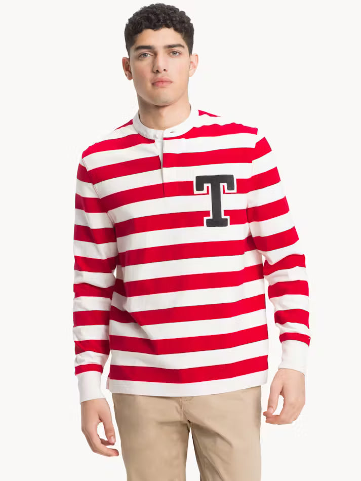 Tommy Hilfiger - Stripe Monogram Rugby Shirt IMMEDIATE