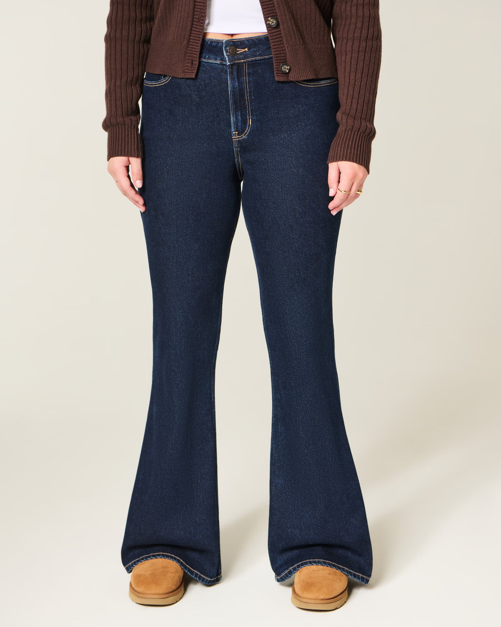 Hollister - High Rise Flare Jeans