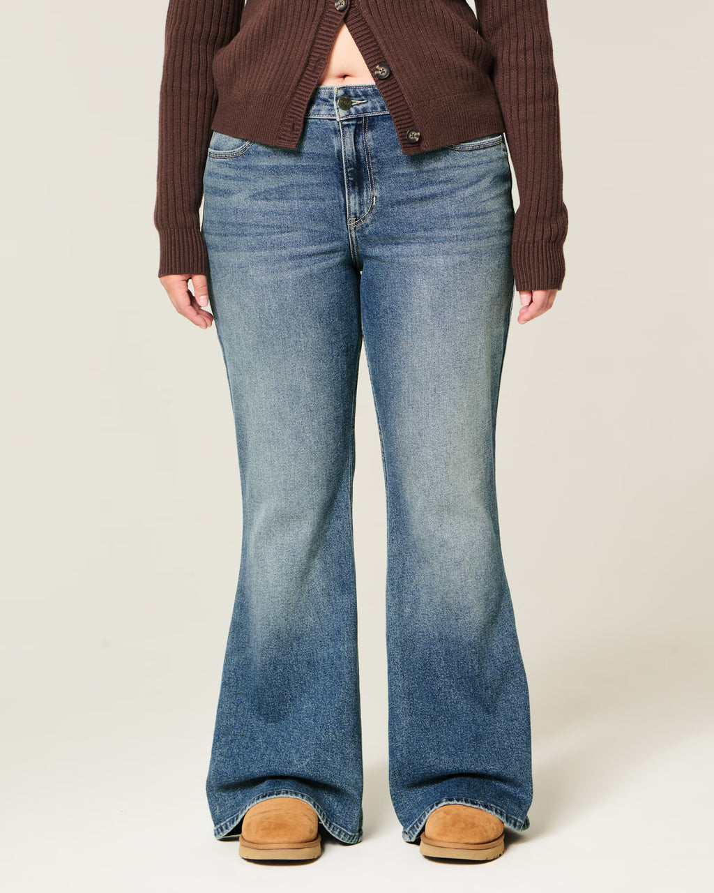 Hollister - High Rise Flare Jeans