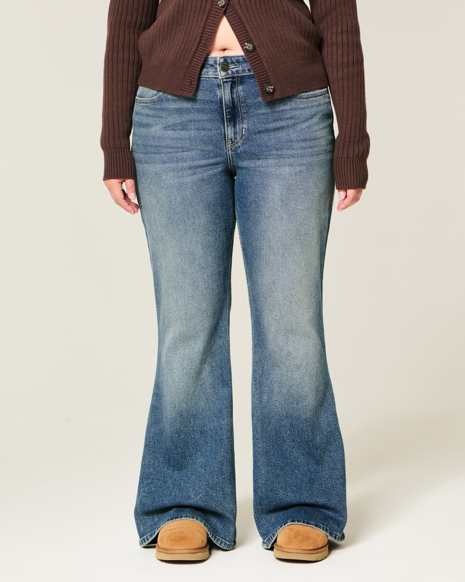 Hollister - High Rise Flare Jeans