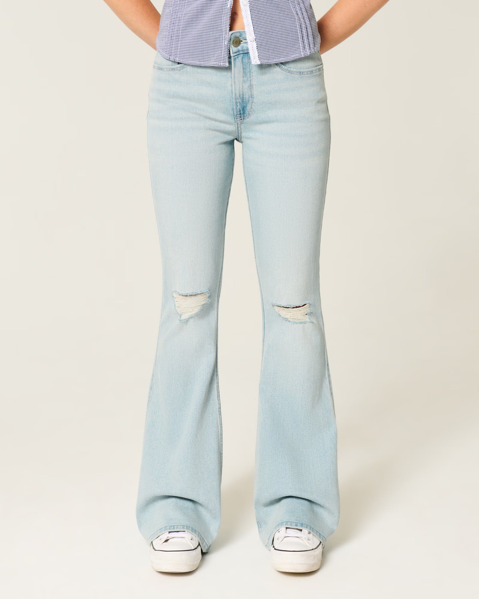 Hollister - High Rise Flare Jeans
