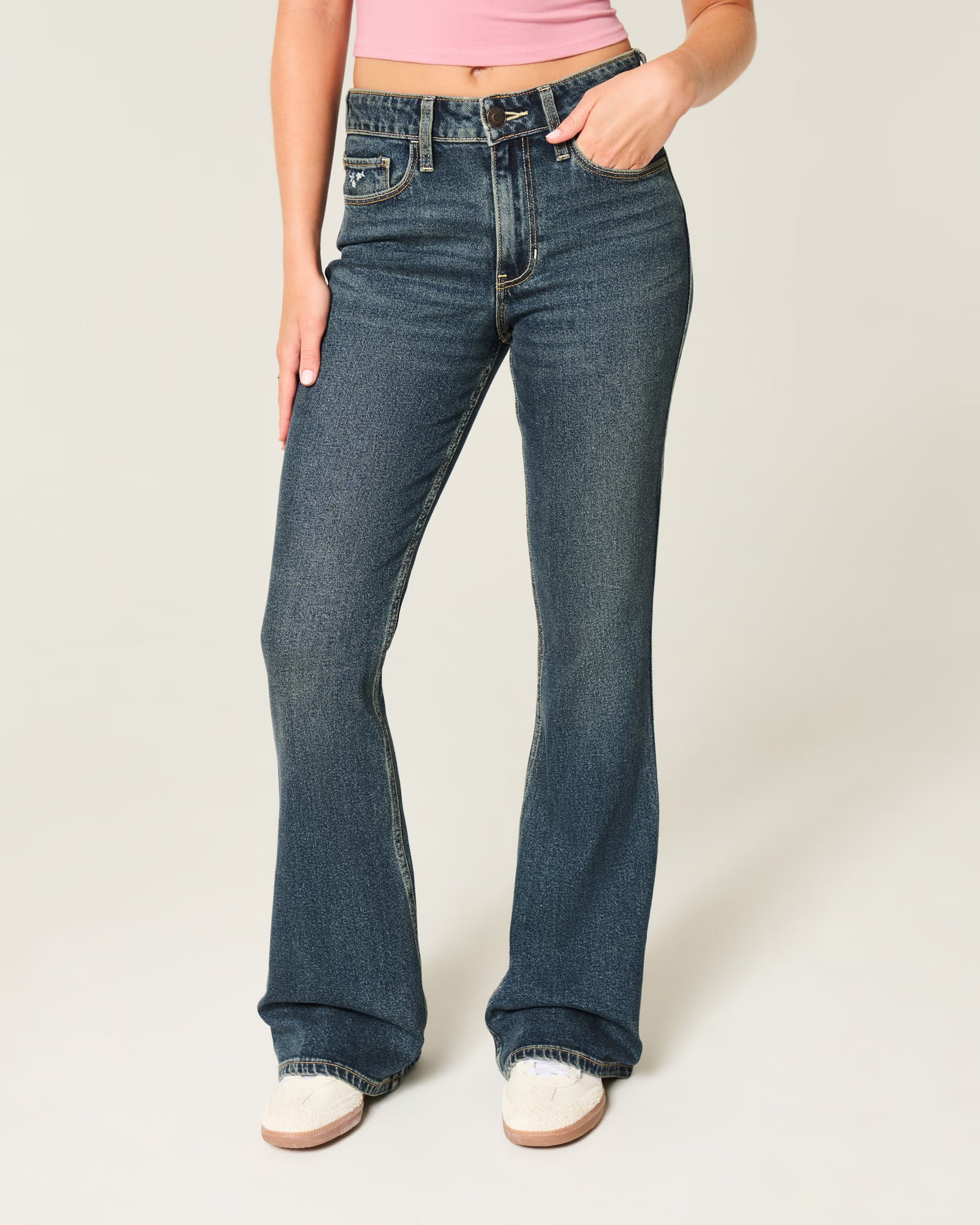 Hollister - High Rise Flare Jeans