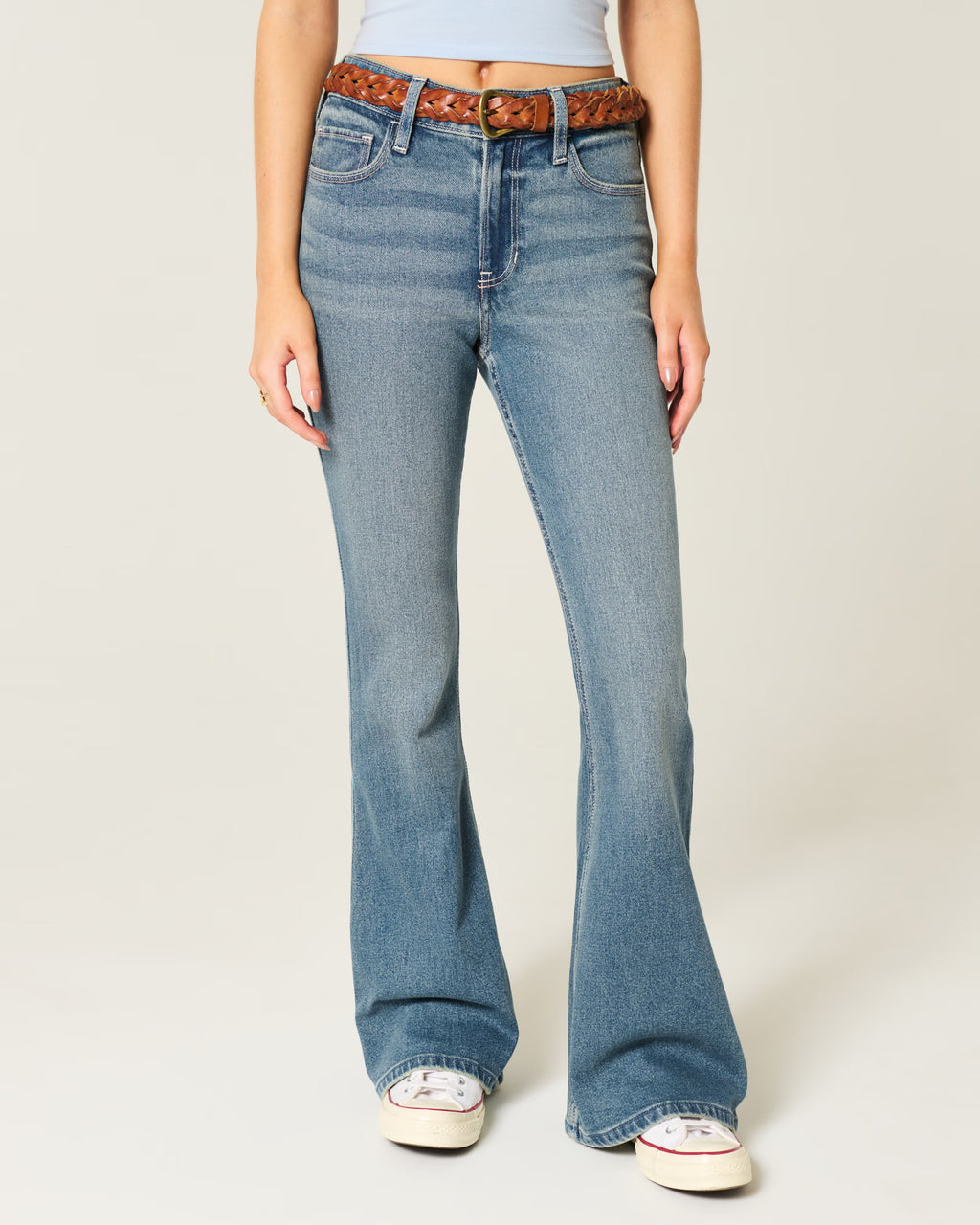 Hollister - High Rise Flare Jeans