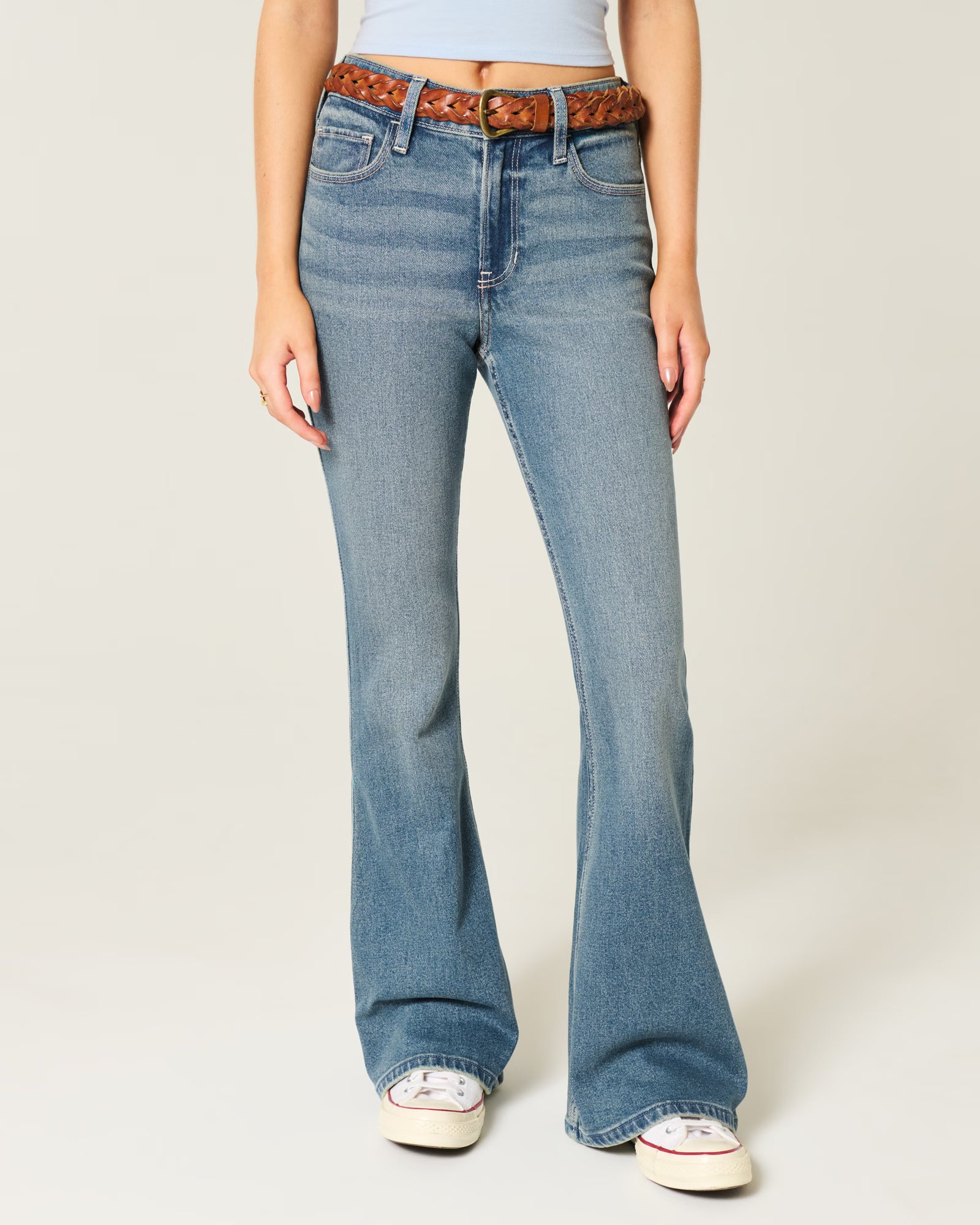Hollister - High Rise Flare Jeans