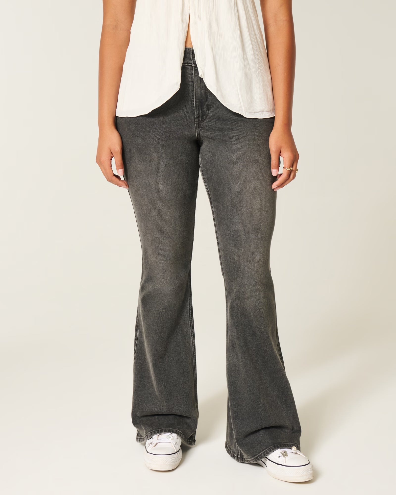 Hollister - High Rise Flare Jeans