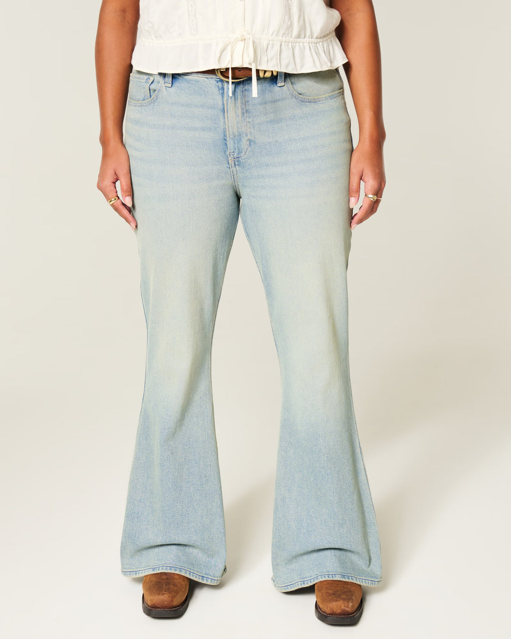 Hollister - High Rise Flare Jeans