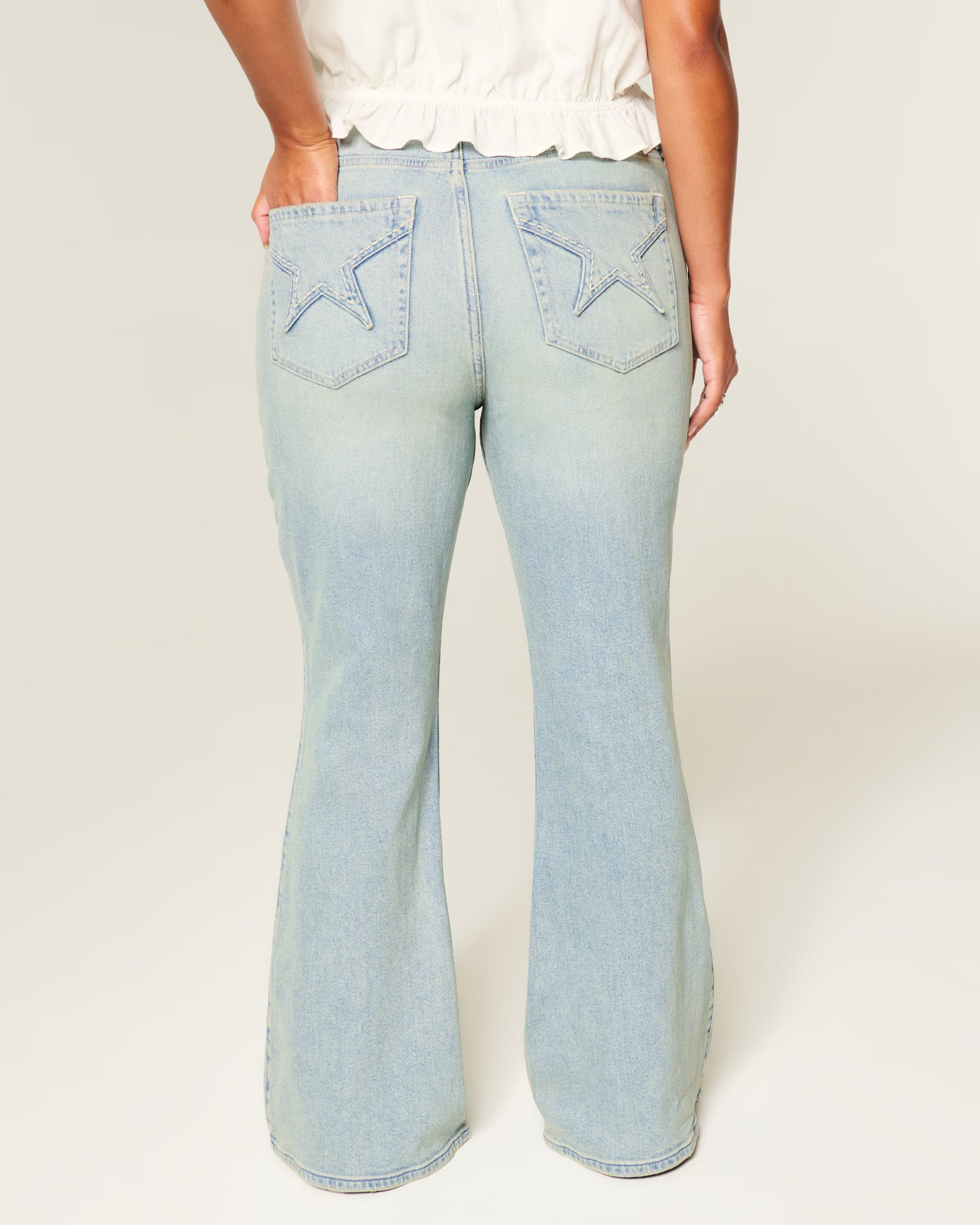 Hollister - High Rise Flare Jeans