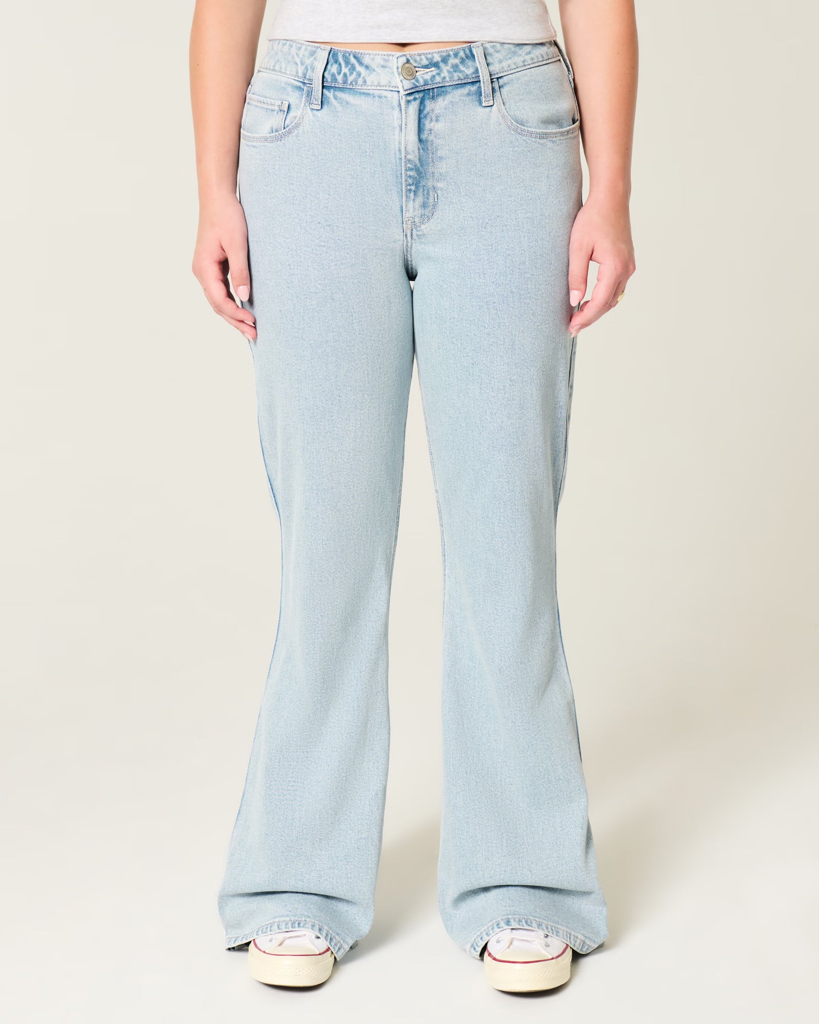 Hollister - High Rise Flare Jeans