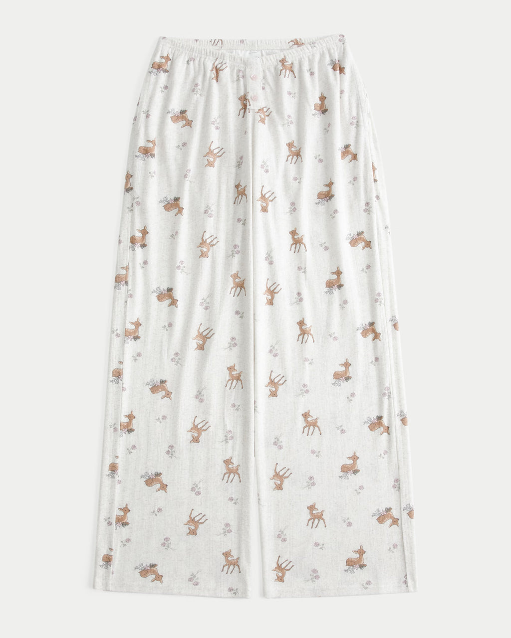 Hollister - Cozy Pointelle Wide-Leg Boxer Pants